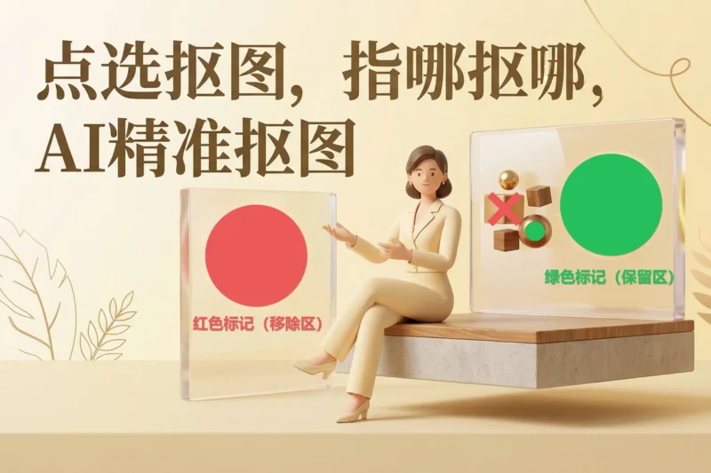 交互式点选抠图使用教程