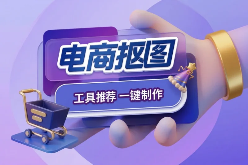 618大促备战：电商人必备的AI一键抠图工具，批量搞定白底图/透明底