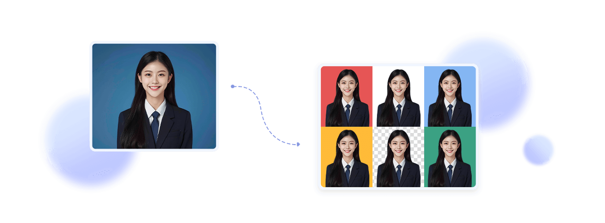 抠抠图证件照制作页面示意图