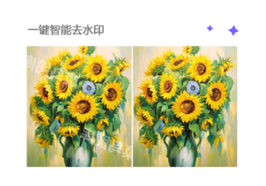 图片去水印操作流程示意图